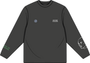 Long Sleeve Graphic Tee - Charcoal