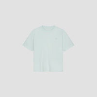 Essential Embroidered Crewneck T-Shirt - Light Teal