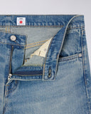 Washed Denim Slim Jeans - Light Blue