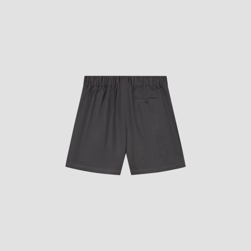 Drawstring Waist Shorts van AICHE in de kleur grijs — afbeelding 2 van 2