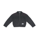 Full Zip Knit Jacket - Dark Gray