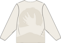 Long Sleeve Crewneck Logo - Cream