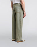 Relaxed Fit Washed Jeans - Washed Green