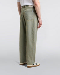 Relaxed Fit Washed Jeans - Washed Green