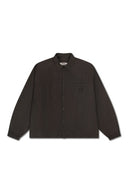 Collared Coach Jacket - Dark Brown
