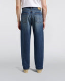 Washed Denim Relaxed Jeans - Washed Blue Denim