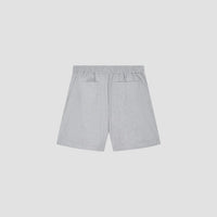 Drawstring Waist Shorts - Light Grey