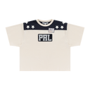 Star Panel T-shirt - Cream/Navy