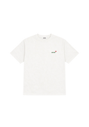 Crew Neck Embroidered T-Shirt - White