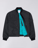 Boxy Bomber Jacket - Black