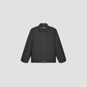 Full Zip Collared Jacket - Black