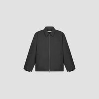 Full Zip Collared Jacket - Black