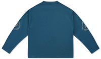 Long Sleeve Graphic Tee - Teal