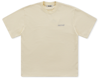 Back Graphic Basic T-Shirt - Cream