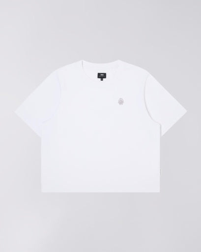 Embroidered Logo Cotton T-Shirt - White