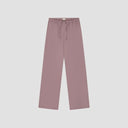 Wide Leg Drawstring Pants - Mauve