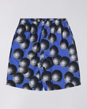 Polka Dot Elastic Shorts - Blue Multi