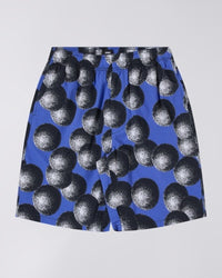 Polka Dot Elastic Shorts - Blue Multi