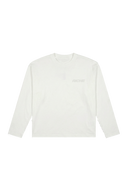 Plain Longsleeve Crewneck T-Shirt - Off White