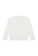 Plain Longsleeve Crewneck T-Shirt - Off White