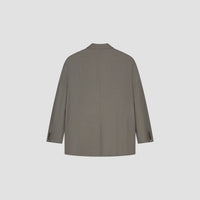 Structured Single Breasted Blazer - Olive Green