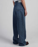 Long Denim Skirt - Blue Denim
