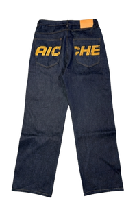 Straight Leg Jeans - Navy
