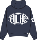 Zip-Up Hooded Sweatshirt - Navy