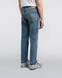 Washed Denim Slim Jeans - Light Blue