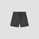 Drawstring Waist Shorts - Dark Gray