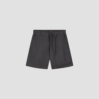 Drawstring Waist Shorts - Dark Gray