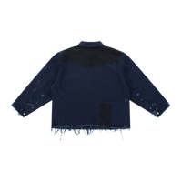 Distressed Workwear Jacket - Navy