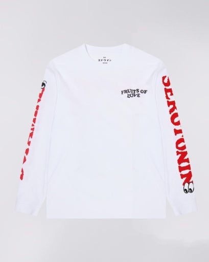 Long Sleeve Graphic Tee - White