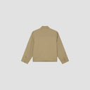Collared Zip-Up Jacket - Tan