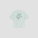 Embroidered Logo Crewneck T-shirt - Light Teal