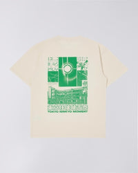 T-shirt with Chest Graphic - Ecru