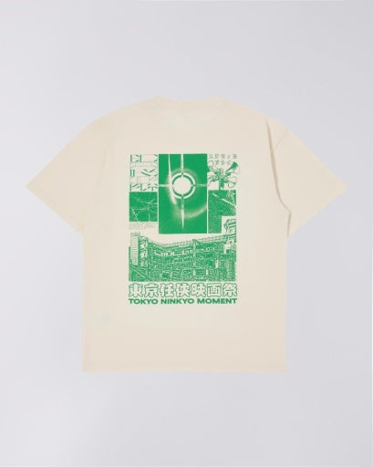 T-shirt with Chest Graphic - Ecru