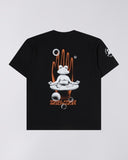 Graphic Logo Cotton T-Shirt - Black