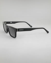 Rectangular Frame Sunglasses - Black