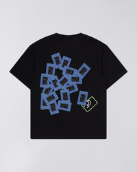 Boxy Fit Graphic Tee - Black