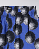 Polka Dot Elastic Shorts - Blue Multi