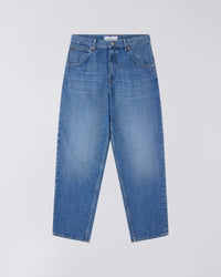 Loose Fit Denim Jeans - Washed Blue