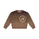 Ombre Knit Sweater - Brown Gradient
