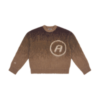 Ombre Knit Sweater - Brown Gradient