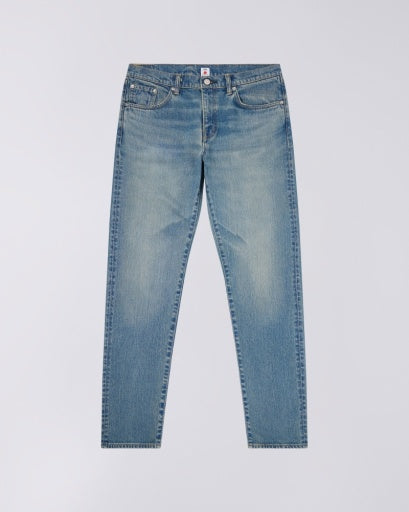 Washed Denim Slim Jeans - Light Blue