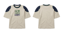 Graphic Ringer T-Shirt - Cream