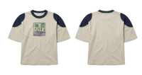 Graphic Ringer T-Shirt - Cream