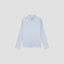 Striped Button Up Shirt - Light Blue/White Stripe
