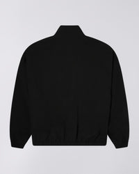 Zipped Embroidered Jacket - Black