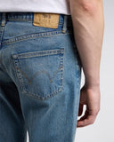 Washed Denim Slim Jeans - Light Blue